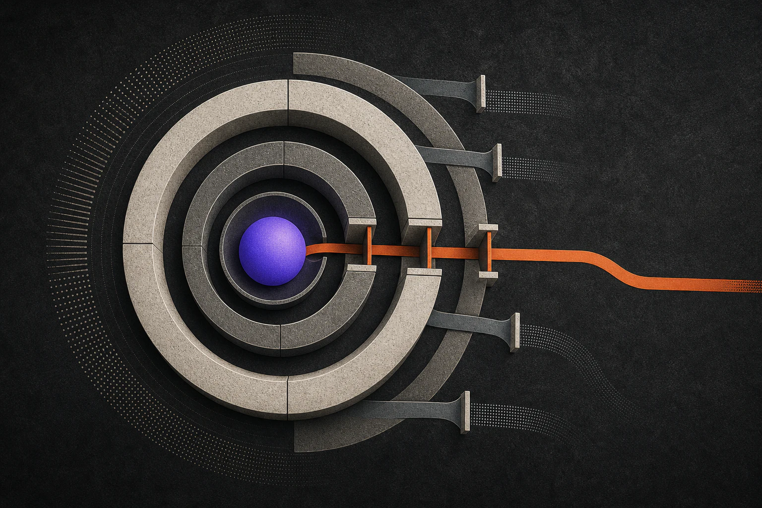 Concentric permission gates protecting an MCP capability