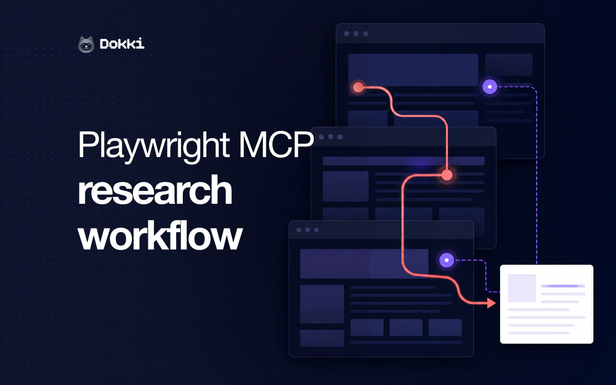 Browser research path moving through sources to a citation card