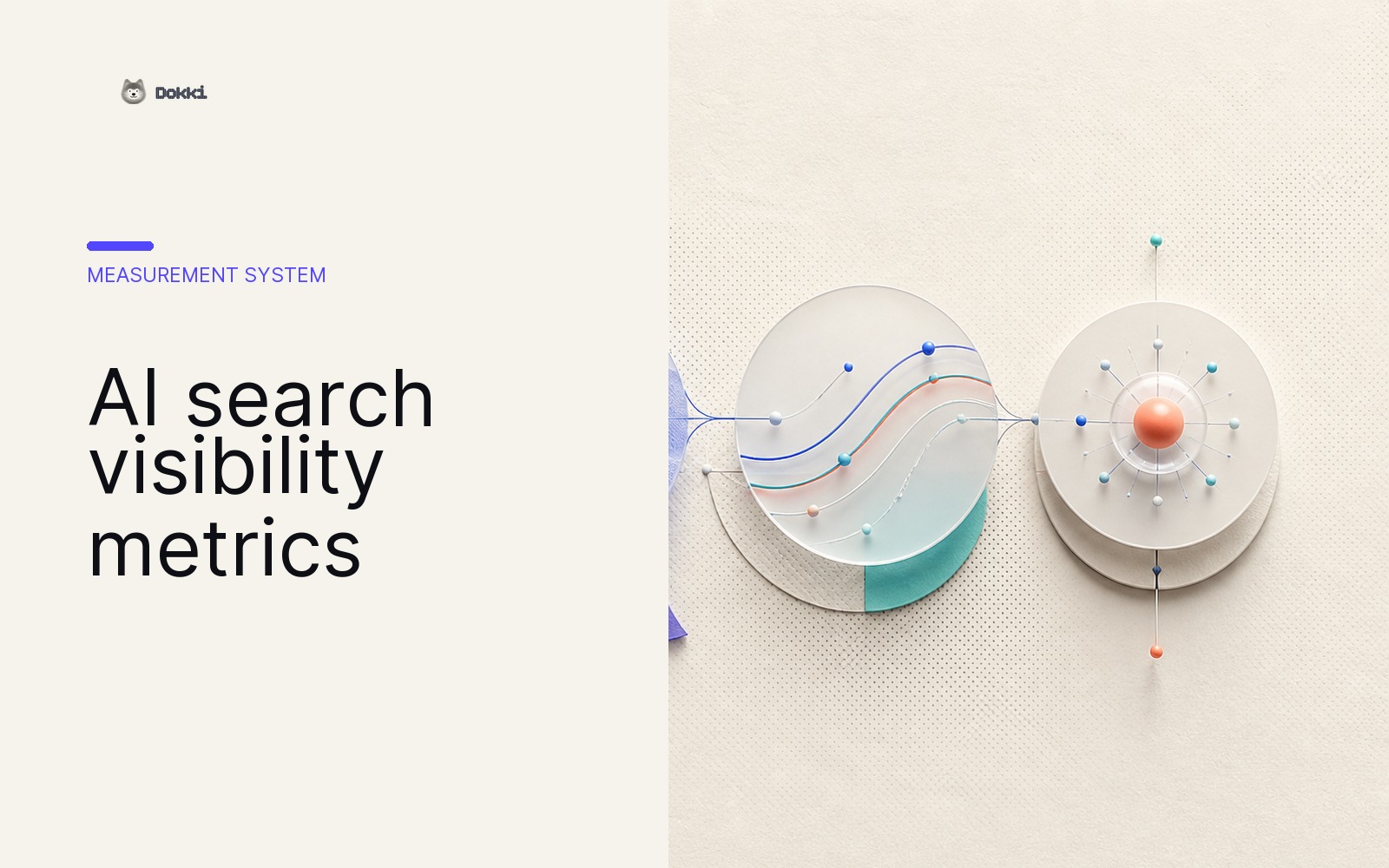 Four-layer AI search visibility measurement stack from prompt observations to business outcomes